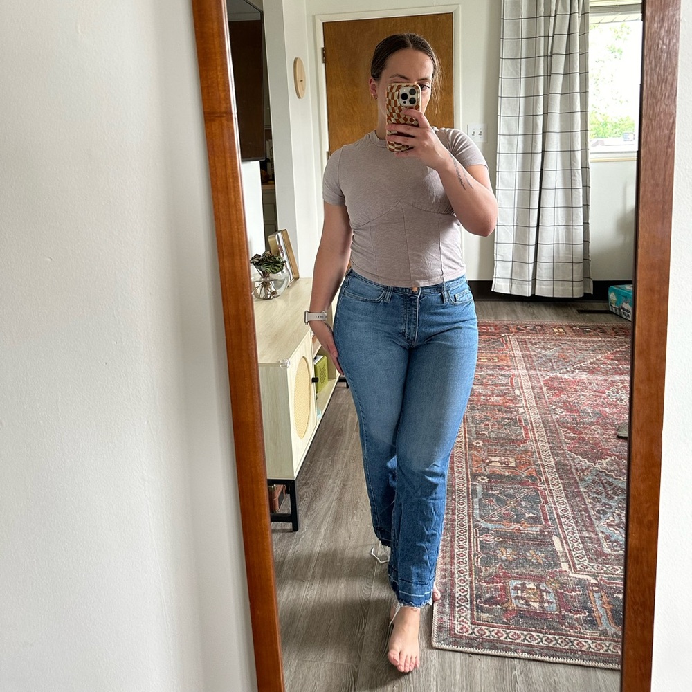 Wide Leg Petite Jeans